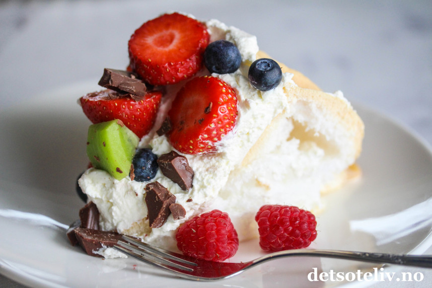 Pavlova Sukkerfri Oppskrift | Matawama.com