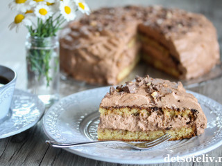 Flytende sjokoladekake i kopp